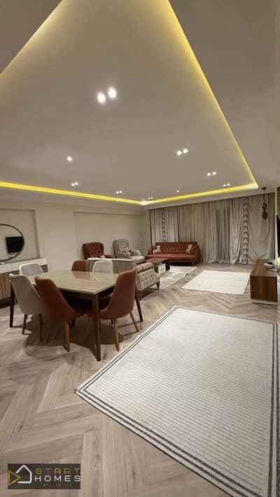 A distinctive furnished apartment for rent in Al Rehab City, near Gate 20.