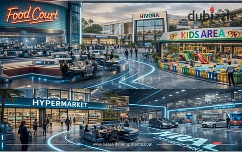 35 SQM Shop for Sale at Hivora Business Hub 6th of October directly on Al-Kafrawy Axis. High ROI 10%down payment installments up to 100months