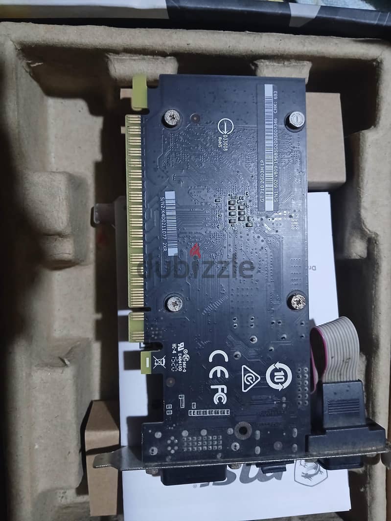 NVIDIA GeForce GT 710  2gb msi  ddr3 3