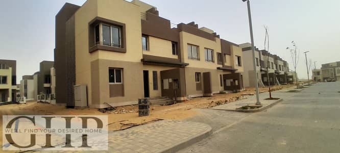 Luxury Town House For Sale in Palm Hills New Cairo Highest Elevation in the Compound