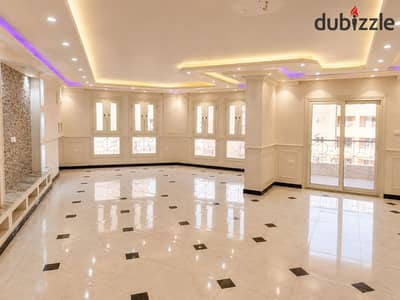 Apartment for sale in Baron City Compound/Maadi Ring Road/Super Lux finishing