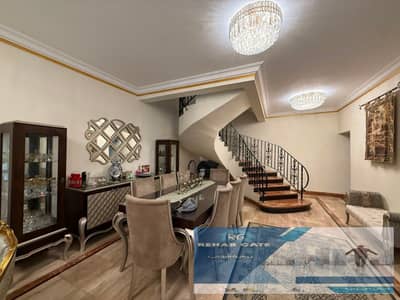 Townhouse villa for sale in Al Rehab Compound   Special finishing living room in the garden   In the finest location   Area: 226 square metres