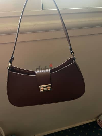 H&M shoulder brown bag