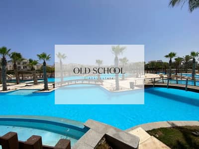Chalet ground floor with Garden for sale fully furnished with ACs very prime location in Amwaj North Coast