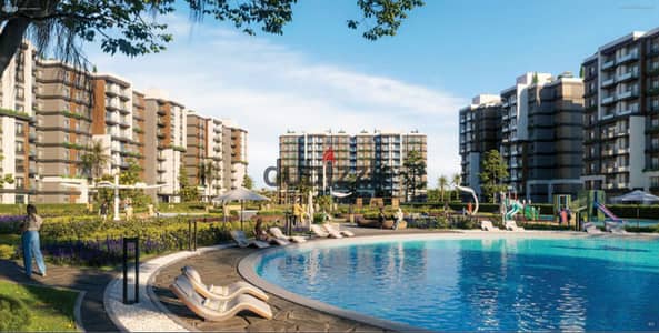 112 SQM apartment for sale in AYYAM Residence, New Capital. Prime location, 5% down payment, and installments up to 12 years