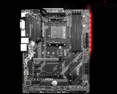 بندل رايزن بورد ومعالج ورامات MSI b450 tomahawk