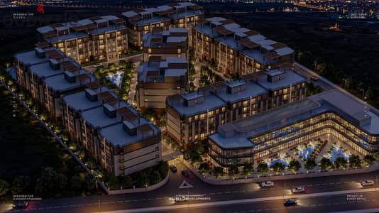For Sale: 130m² apartment in Pantera Compound, October Gardens, Italian District, near Club Street. 5% down payment, installments up to 12 years, 10%