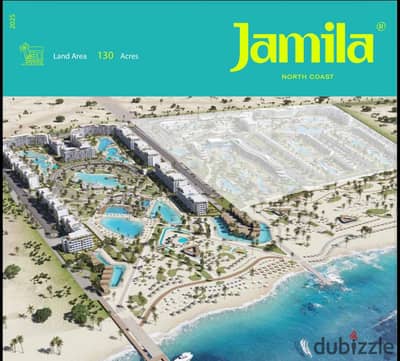 Two-Bedroom Fully Finished Chalet in JAMILA North Coast All Units Sea View Beach Front 700m Installments up to 14 years down payment starting from 5%