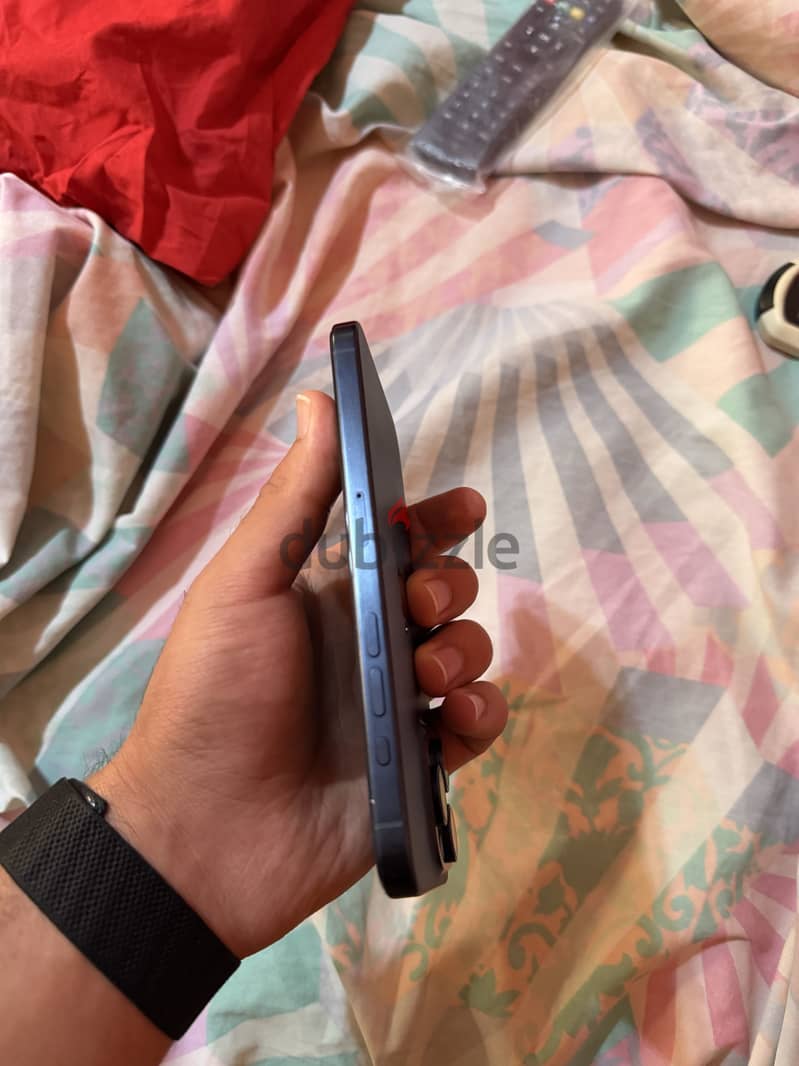 Apple - iPhone 15 Pro Max (Blue Titanium) 256GB نسخة Za شرحتين