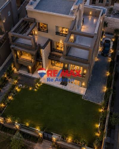 Luxury Twin House for Rent in New Giza (Gold Cliff) | First Rental | Pyramids View | Land 500sqm | 4 Master Bedrooms