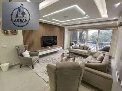 For rent, a furnished hotel apartment in Maadi, Masr Helwan Street, behind the Maadi Corniche directly. A distinctive and upscale location, next to all services, restaurants, global brands, and main roads.