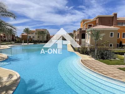 Chalet for sale with a double view of the lagoon and the golf course at a price below the market in an amazing location in Verdi Marassi North Coast