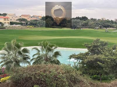 Standalone 441 sqm villa for sale in Madinaty, directly on the golf course and lakes, fully finished in superlux style, and near Open Air Mall.