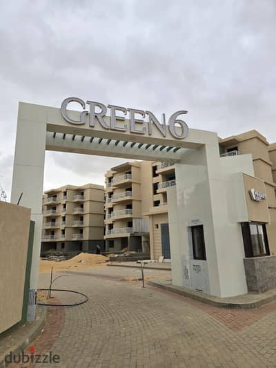 For Sale | Ground Floor Apartment 174 sqm with 184 sqm Garden – Green 6 by Idris, 6th of October