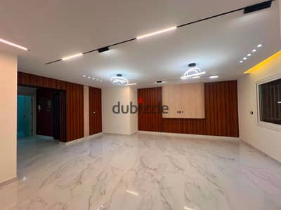 Largest ground apartment with a garden for sale in Madinaty | Phase B10 - direct view of the club