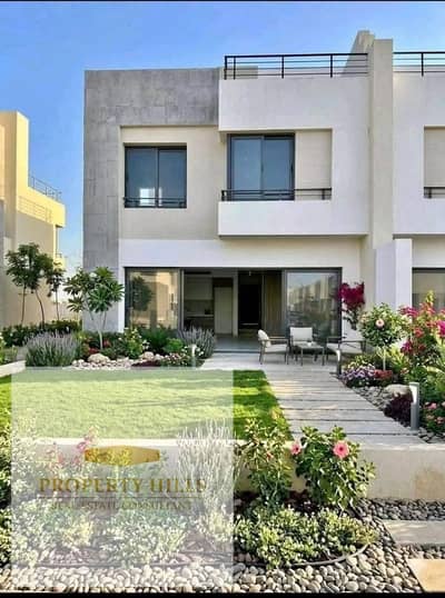 The last villa in the most upscale compound in Alexandria. Down payment 1,545,000 Palm Hills, landscape view, villas only, all smart, next to Carrefour City Center and near the Sporting Club and Qabari Road.