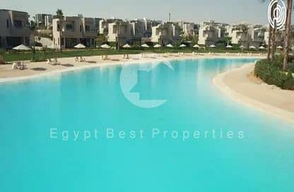 فيلا 303م مباني اول صف لاجوون ريسيل قسط بسعر مميز متشطبة بالتكييفات والمطبخ للبيع في أزها العين السخنة Azha Ain Sokhna.