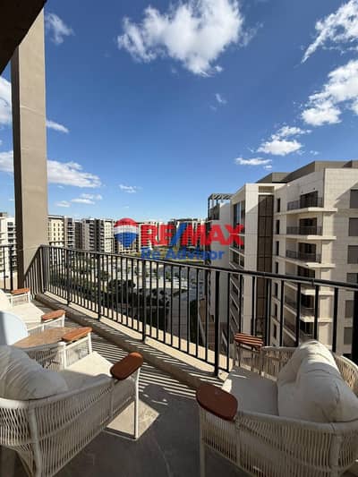 For rent modern furnished apartment with landscape view – Zed West Compound – Sheikh Zayed