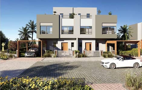 Twin House for Sale in Etapa Sheikh Zayed | 394 sqm BUA + 280 sqm Land | 4 BR + Roof | Prime Landscape View | Phase 1
