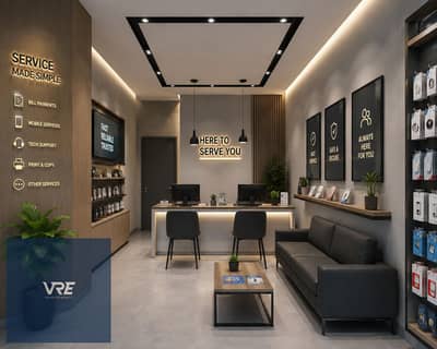 محل 27م للبيع في The Square Mall الشروق | مقدم 10% | تقسيط 4 سنين