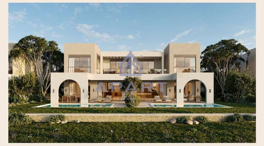luxury Villa for sale at Alam Al Rum By Qatari Diar First Rows With Panoramic Sea View