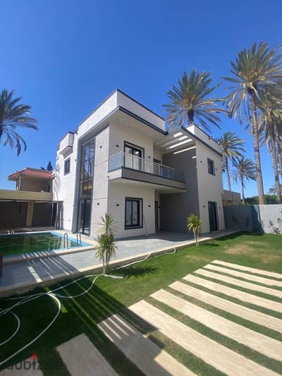 Villa for sale with a private swimming pool at a special price in King Mariout | Alexandria •