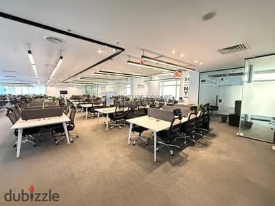 Office space for rent 1800m equipped for major companies - South 90th Street - Fifth Settlement