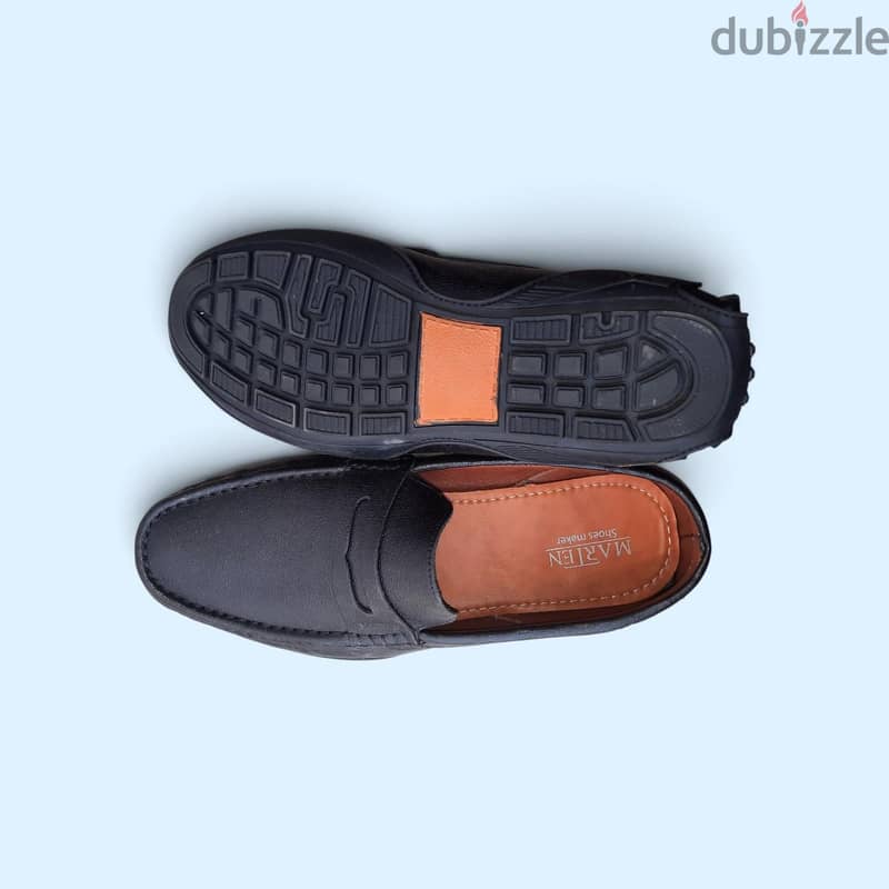 marten black loafers 2
