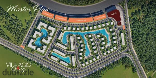 تاون هاوس ميدل للبيع في كمبوند Villagio Grey أكتوبر بجوار نادي وادي دجلة وعلى وصلة دهشور مباشرة بمقدم يبدأ من 5% وتقسيط يصل إلى 10 سنوات