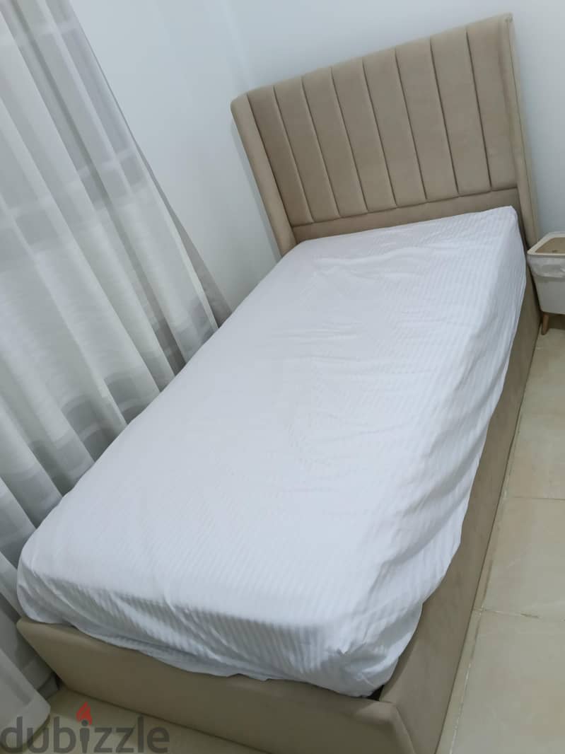 new single bed gray 1