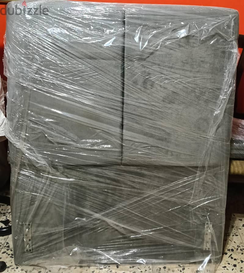 new single bed gray 2