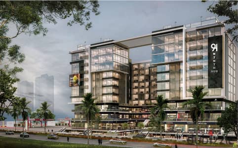 Commercial store 79m in Ninth Hub on the central axis next to the monorail in October with a 10% down payment and 10 years installment