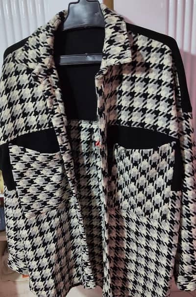 جاكيت صوف كاروهات