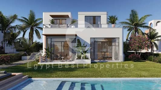 Luxury 8-Bedroom First-Row Villa on the Sea in Beit El Bahr | 450 sqm Fully Finished | 10% Down Payment & Equal Installments Over 7 Years | N