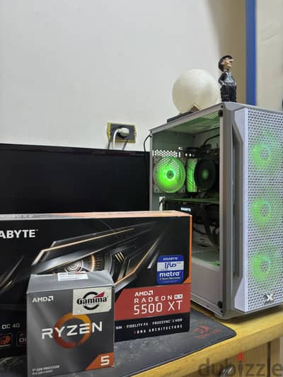 Rx5500XT + Ryzen 5 3600 gaming pc