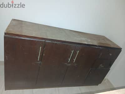 مطبخ كامل ثلاث قطع خشب زان بدون رخامه