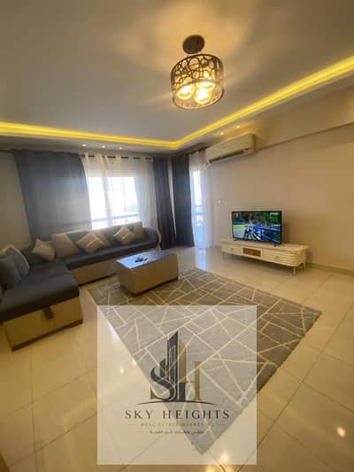 99m² furnished apartment for rent in the new seventh phase of Al Rehab City