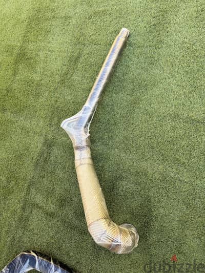 Catless downpipe with heat shield