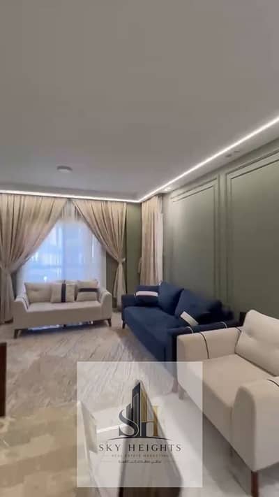 modern furnished apartment in Rehab city 3 bedrooms 2 bathrooms near the market and banks