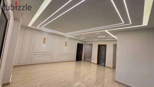 Best ground floor apartment in Al-Khamail Compound in the second phase, ultra super lux next to Palm Hills and Al-Khamail Club