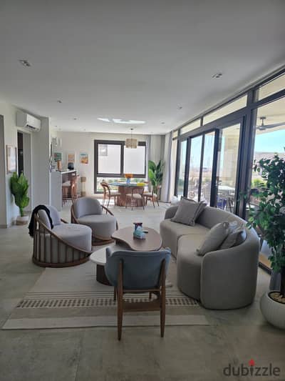 Under market price Villa Fully finished&Furnished In June Ras El-Hekma,North Coast