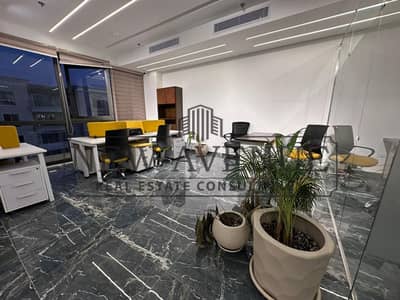 Ready to move Premium 105 meter Corner Office Fully Furnished Mivida New Cairo