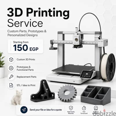 3D Printing Service | Custom Parts, Prototypes & Designs