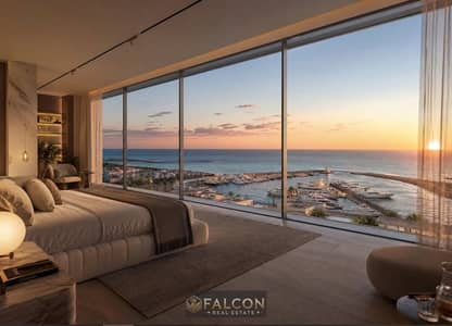 Marina & Sea View - VIP Finished - Totaly Bahry Chalet 100m For Sale In Salt North Coast Next To Lavista & Fouka & Hacienda Bay Ras El Hekma