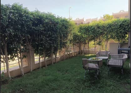 Lowest price furnished studio with garden sale Village Gate Palm Hills New Cairo
