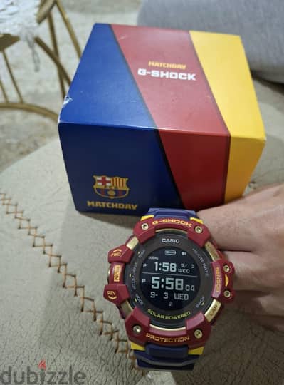 casio G-Shock GBD-H1000 FC Barcelona edition like new with box