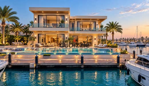 Luxury standalone villa with stunning Marina views fully finished with premium ACs and kitchen in Ras El Hekma North Coast near Silver Sands Marassi G