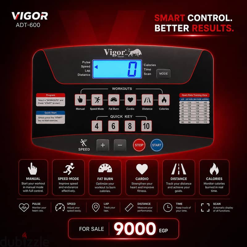 vigor treadmill ADT-600 2