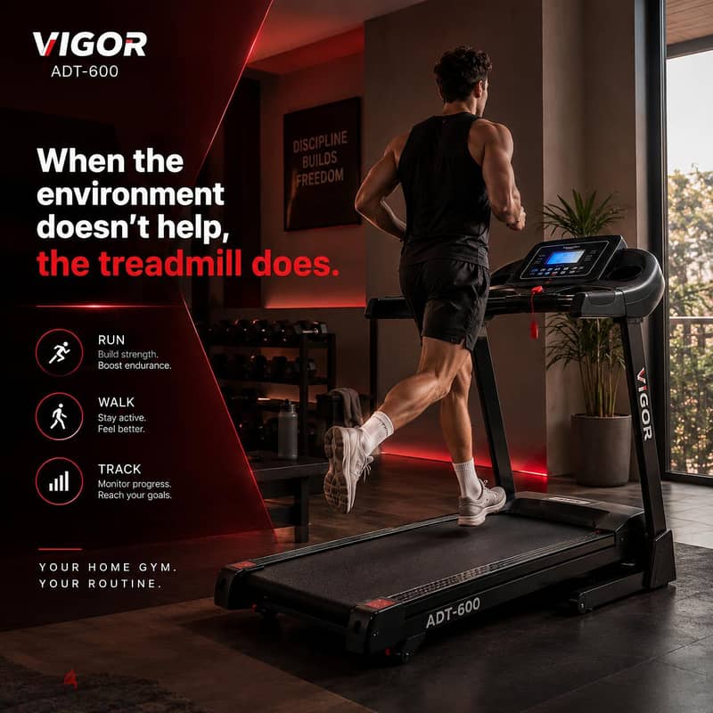 vigor treadmill ADT-600 3