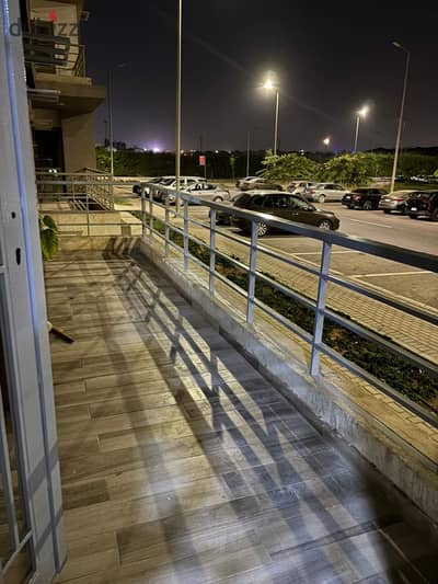 Ground floor apartment 130m for rent in Jannah 2 compound in Sheikh Zayed open view